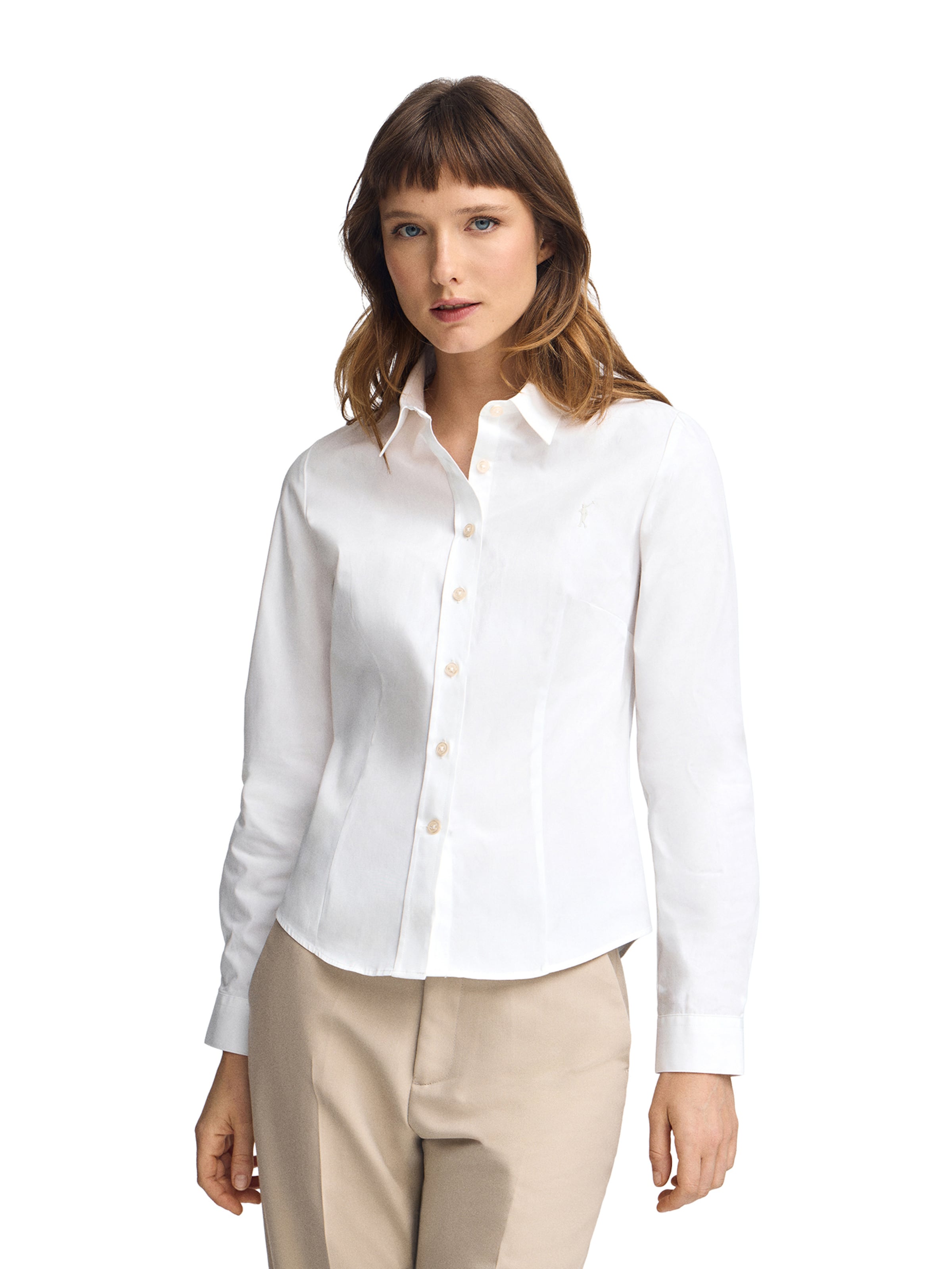 Polo Club Bluse in Weiß: Vorderseite