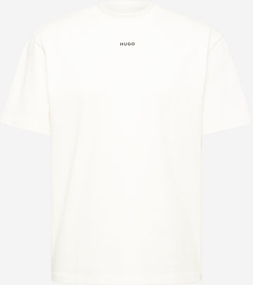 HUGO Red - Camisa 'Dapolino' em branco: frente