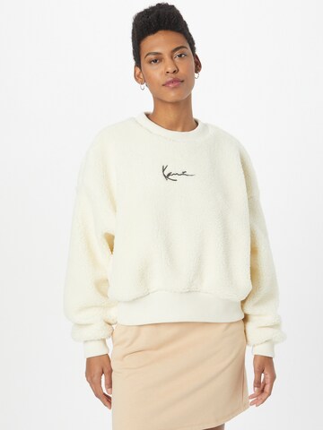 Karl Kani Sweatshirt i vit: framsida