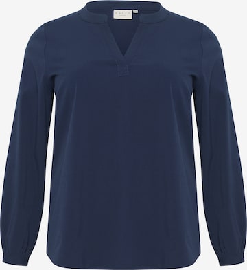KAFFE CURVE - Blusa 'Janna' em azul: frente