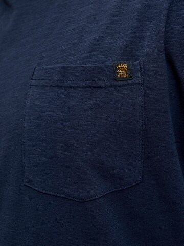 Maglietta 'JJEDOVER' di Jack & Jones Plus in blu