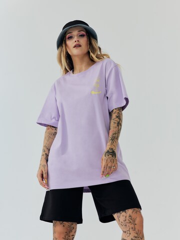 ABOUT YOU x Sharlota Shirt 'Ida' in Purple: front