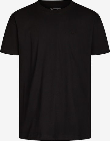 Cleptomanicx Shirt 'Ligull' in Schwarz: Vorderseite