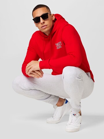 Sweat-shirt Tommy Jeans en rouge