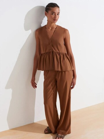 Dilvin Top in Brown