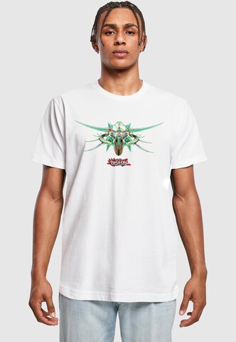 Merchcode Shirt 'Yu-Gi-Oh! - Celestial King' in Weiß: predná strana