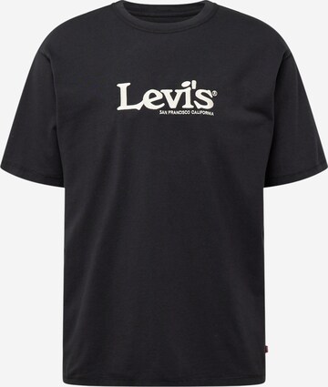 LEVI'S ® Tričko 'Vintage Fit Graphic Tee' - Čierna: predná strana