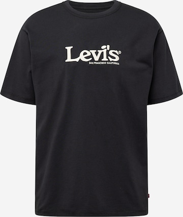 LEVI'S ® Shirt 'Vintage Fit Graphic Tee' in Zwart: voorkant