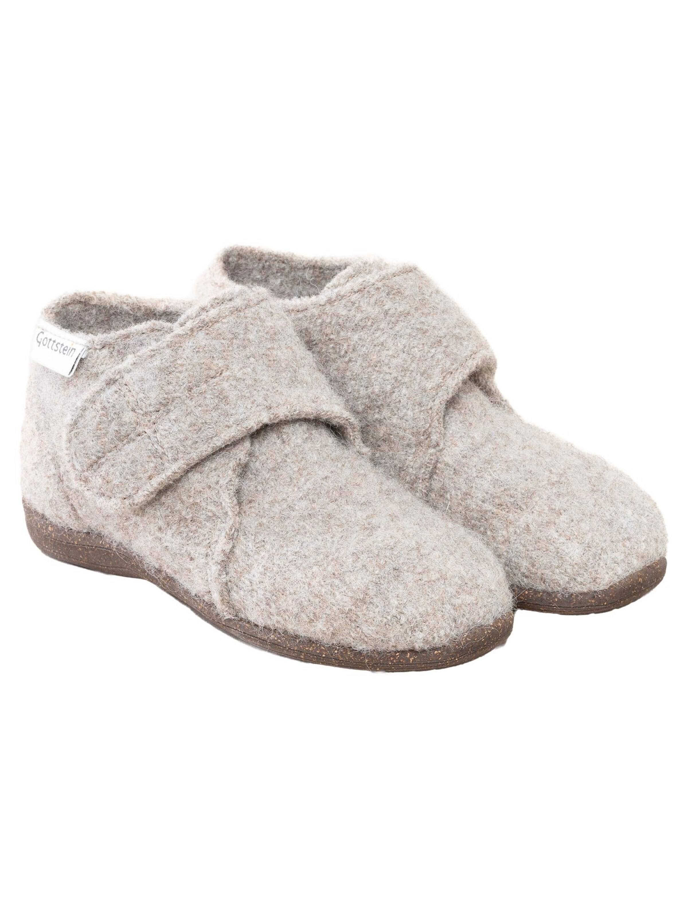 Gottstein Slippers 'Alpine Racer RU' in Beige