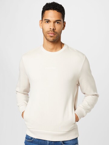 Calvin Klein Regular Sweatshirt in Beige: predná strana