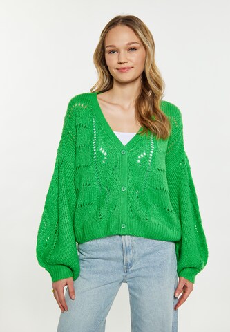 Cardigan MYMO en vert : devant