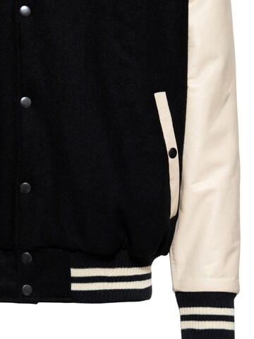 King Kerosin Between-Season Jacket 'Pickup' in Black