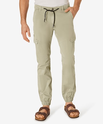 PIONEER Tapered Cargo Pants in Beige: front