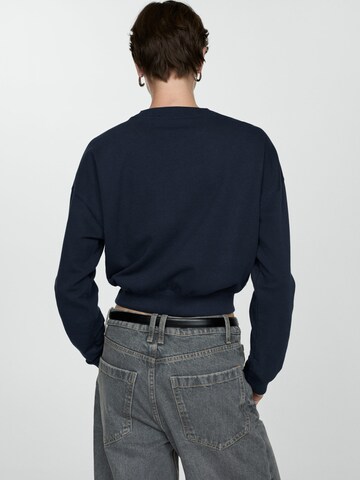 MANGO Sweatshirt 'SWEATY' in Blue