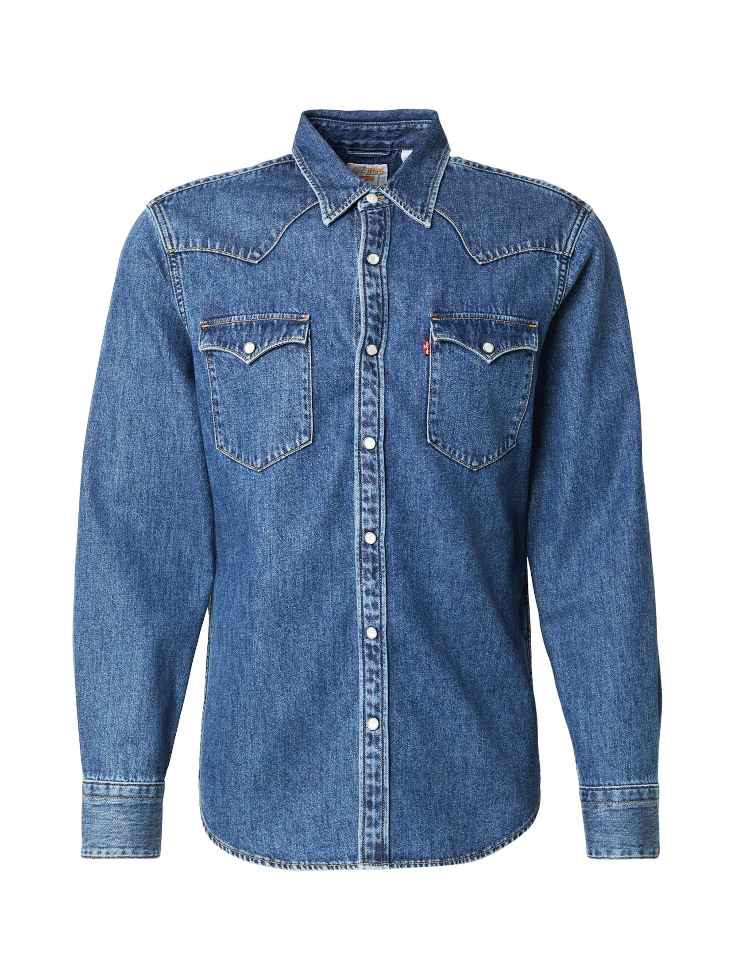 Regular fit Camicia 'BARSTOW WESTERN' di LEVI'S ® in blu: frontale