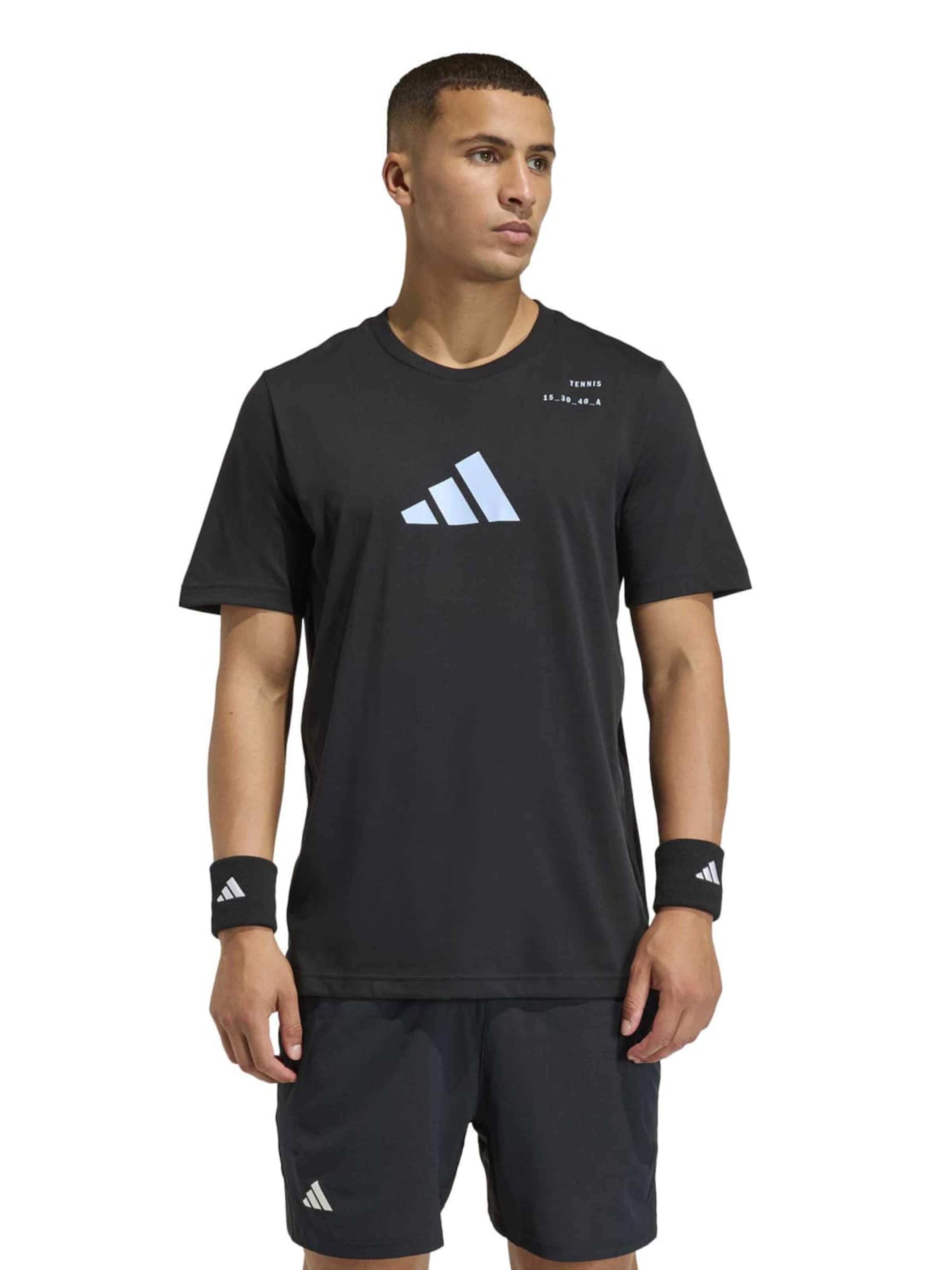 Tricou funcțional de la ADIDAS PERFORMANCE pe negru: față
