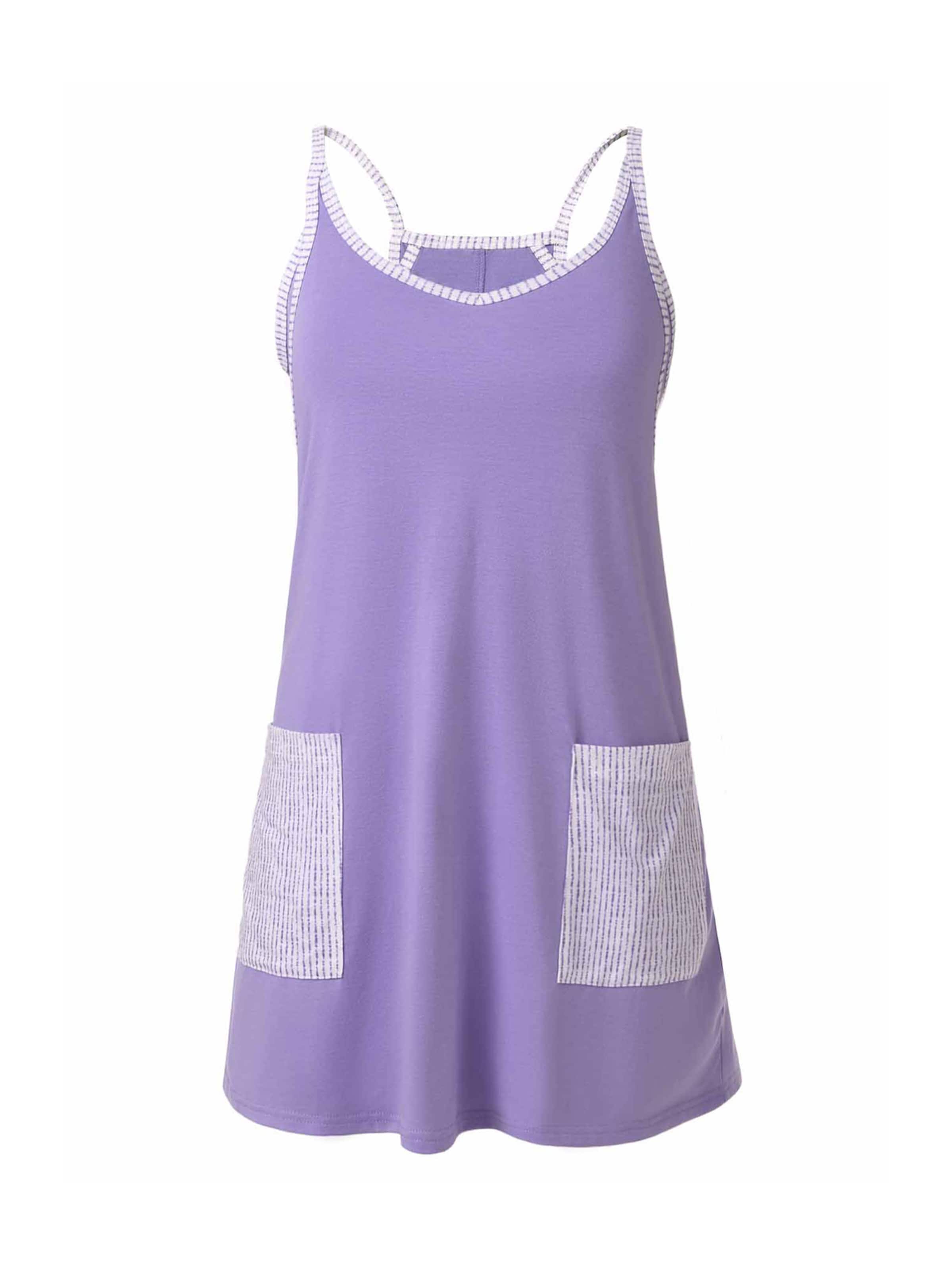 Imily Bela Šaty - Fialová: predná strana