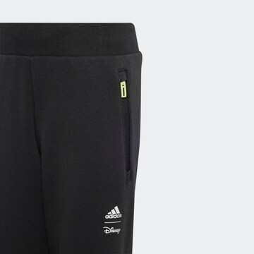 ADIDAS PERFORMANCE Tapered Workout Pants 'Disney Mickey Mouse' in Black