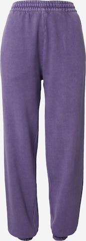 Effilé Pantalon 'Nelson' Carhartt WIP en violet : devant