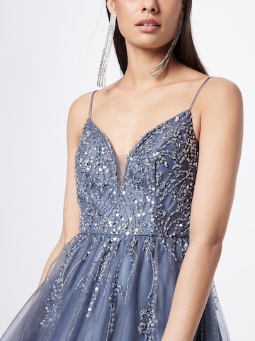 Unique Evening Dress in Blue