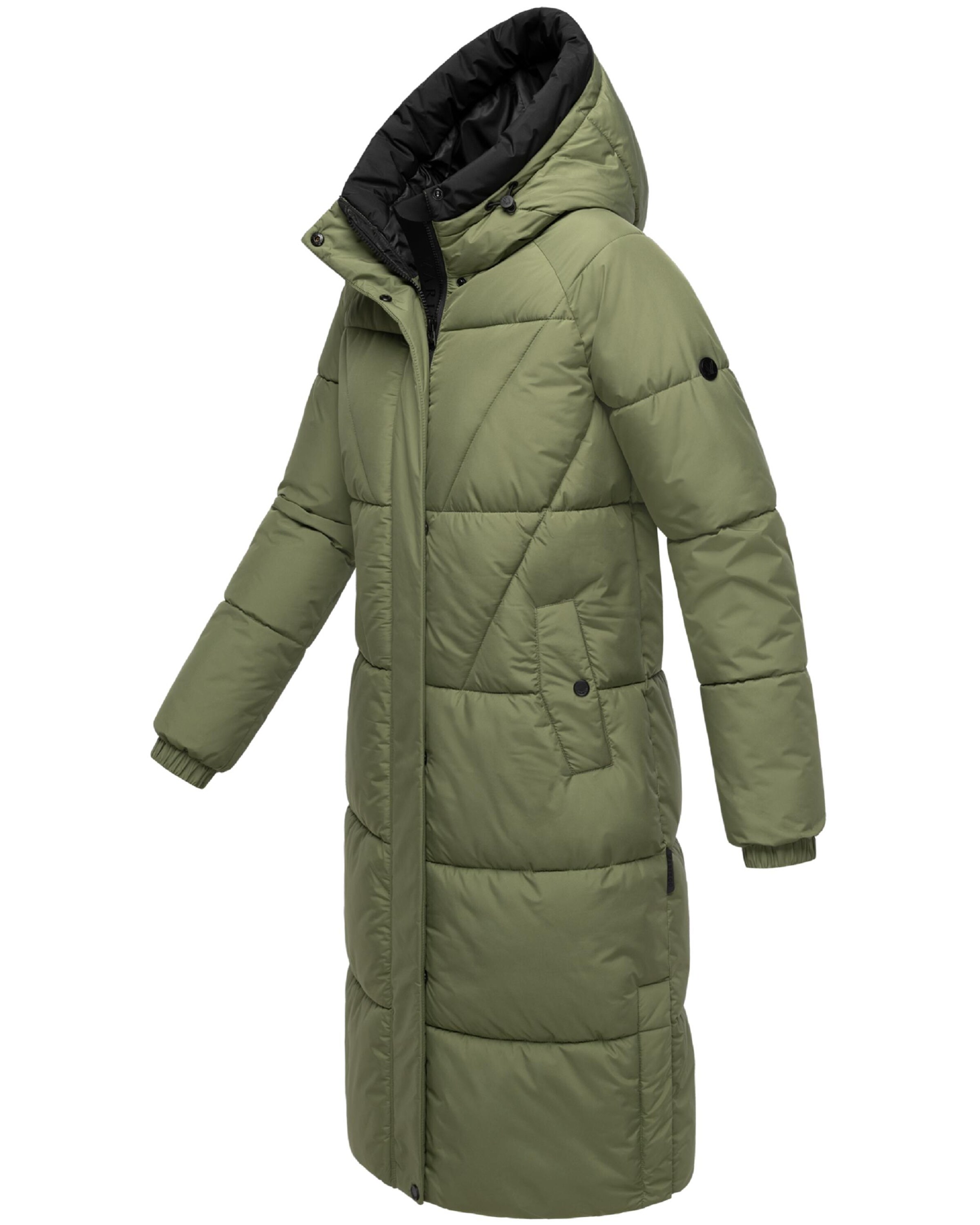 MARIKOO Winter Coat 'Yaskaa 16' in Green