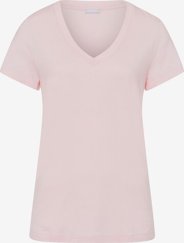 Hanro Pajama Shirt ' Sleep & Lounge ' in Pink: front