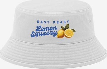 Neverless Hat 'Lemon Squeezy' in White: front