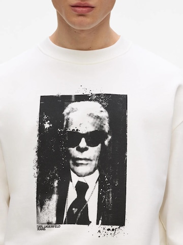 KARL LAGERFELD JEANS Tréning póló - fehér