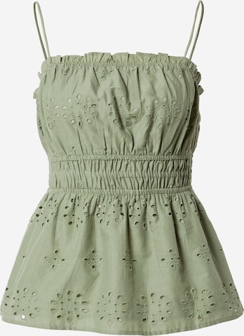 Top de la Dorothy Perkins pe verde: față