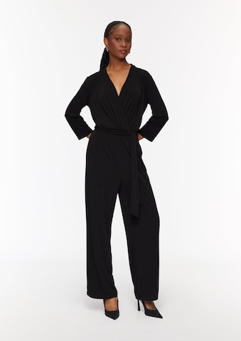 s.Oliver BLACK LABEL Jumpsuit in Schwarz: Vorderseite