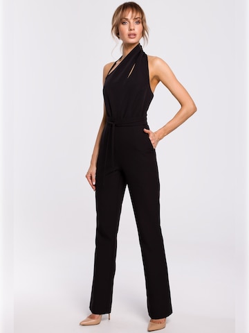 made of emotion - Jumpsuit en negro: frente