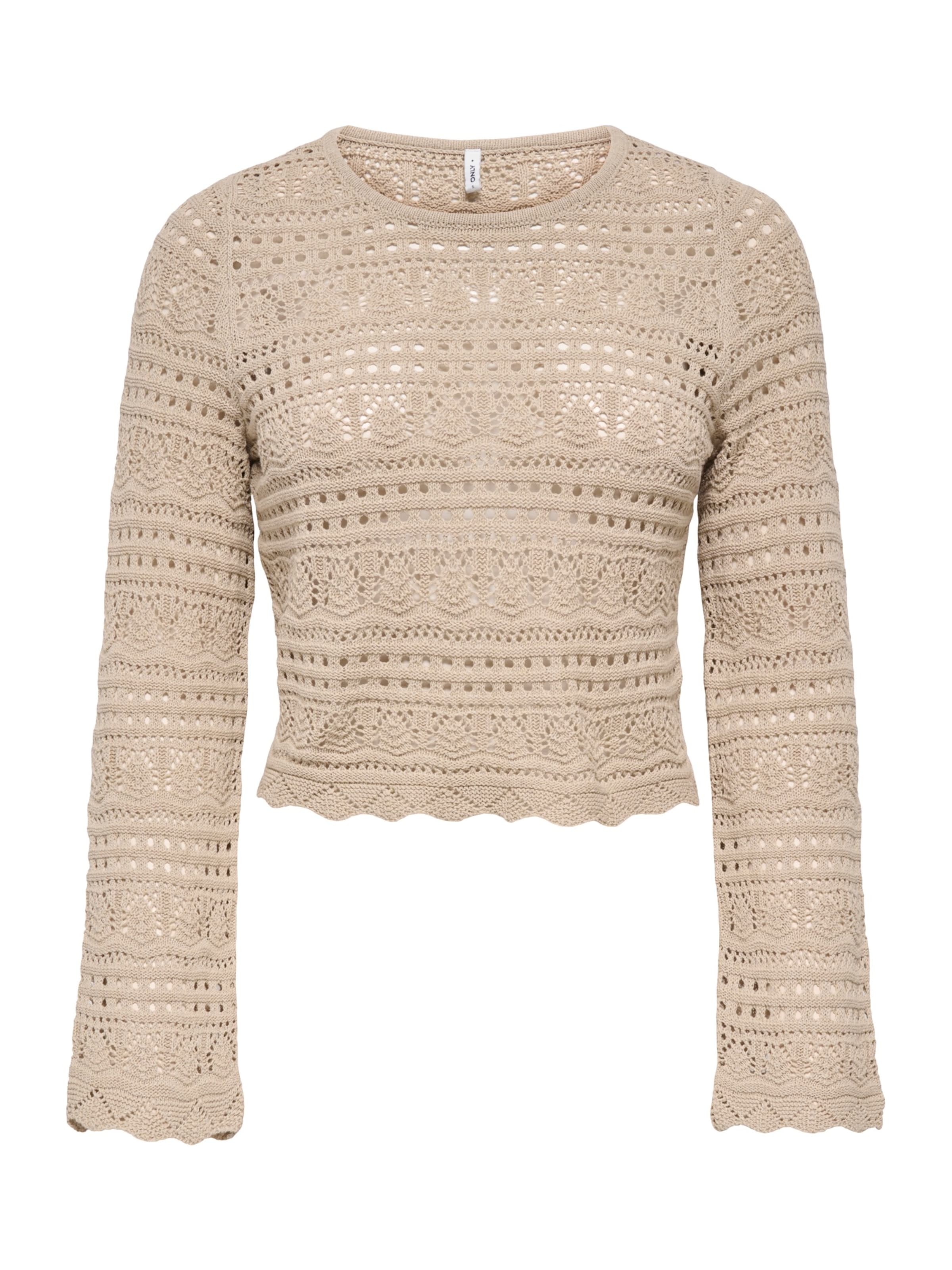 ONLY Svetr 'ONLELKE' – béžová: přední strana
