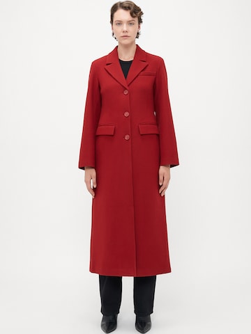 Only Tall Between-Seasons Coat 'ONLNANCY' in Red: front