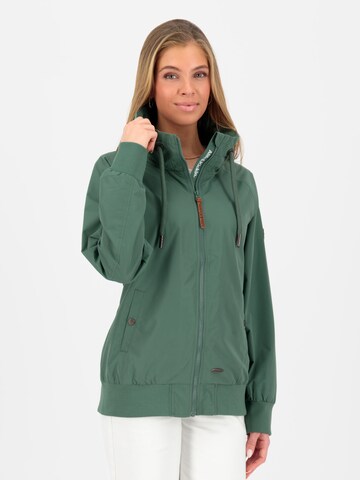 Alife and Kickin Between-Season Jacket 'JoranaAK' in Green: front