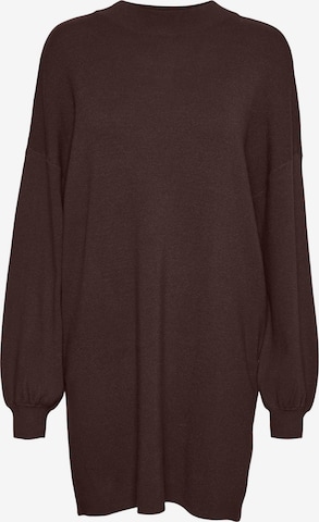 VERO MODA Knitted dress 'Nancy' in Brown: front