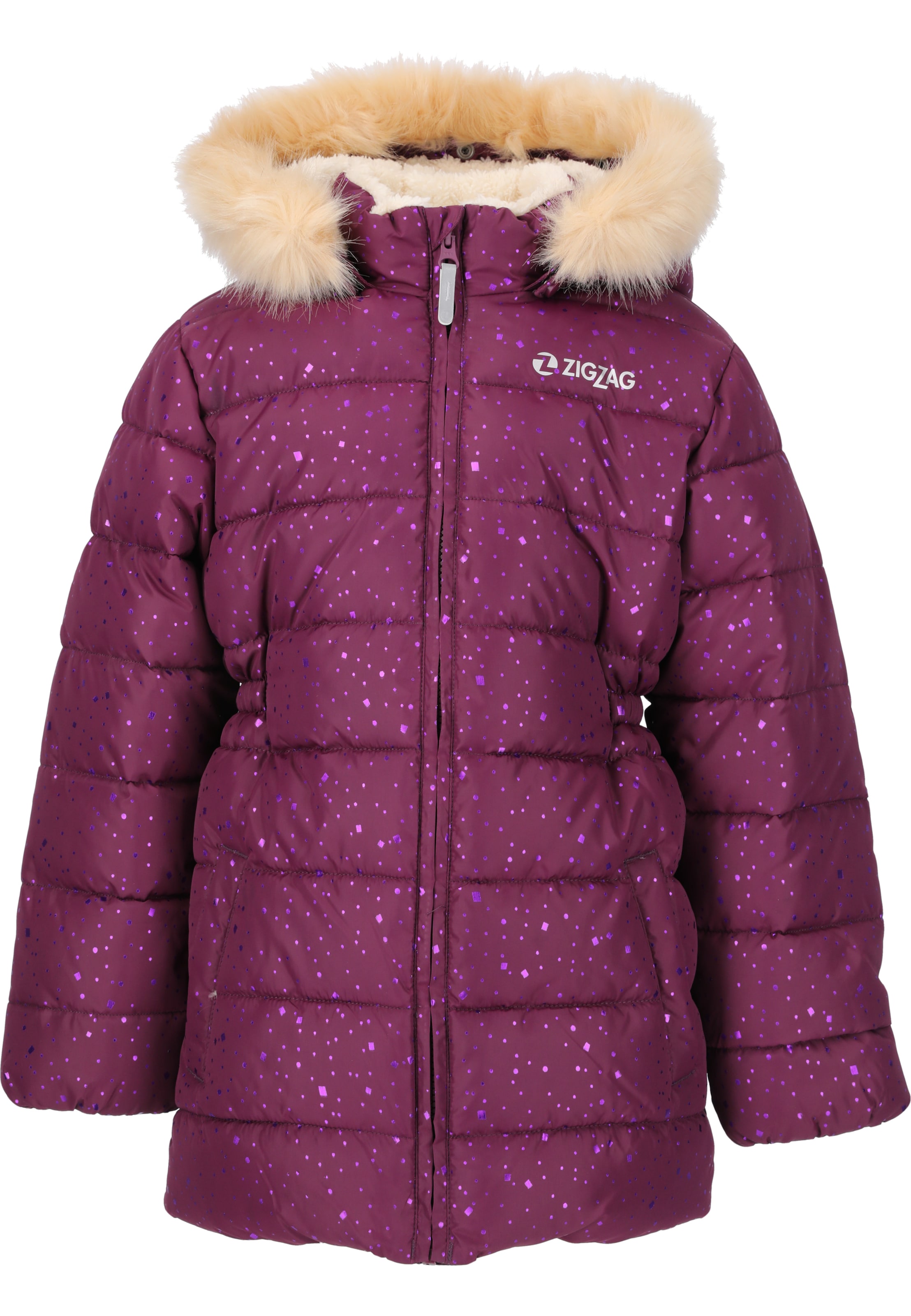 ZigZag Steppjacke 'Astrid' in Rot: Vorderseite