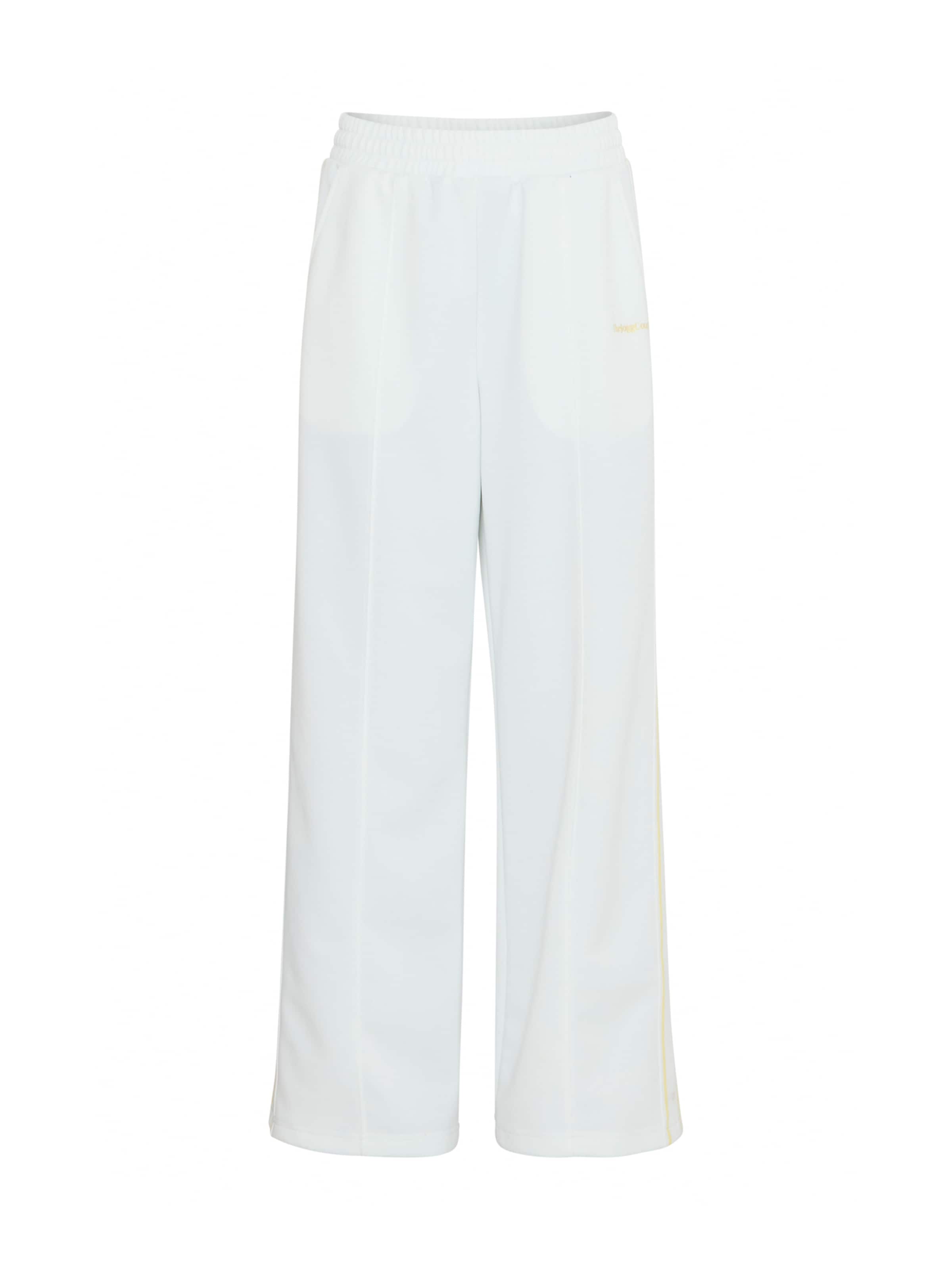 The Jogg Concept Wide Leg Hose 'JCSIMA' in Weiß: Vorderseite