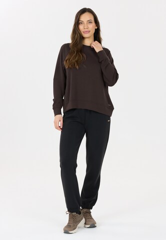 Athlecia Sweatshirt 'Jacey' in Braun