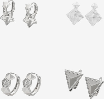 faina - Conjunto de joyería en plata: frente