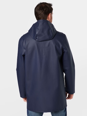 Stutterheim Between-Seasons Coat 'Stockholm' in Blue