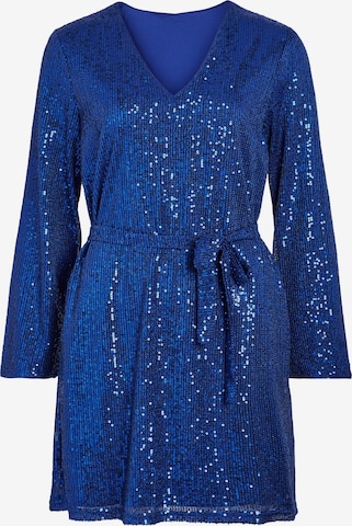 VILA - Vestido 'GLITAS' en azul: frente