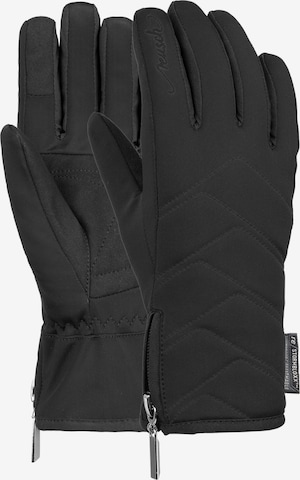 REUSCH Athletic Gloves 'Loredana TOUCH-TEC™' in Black: front