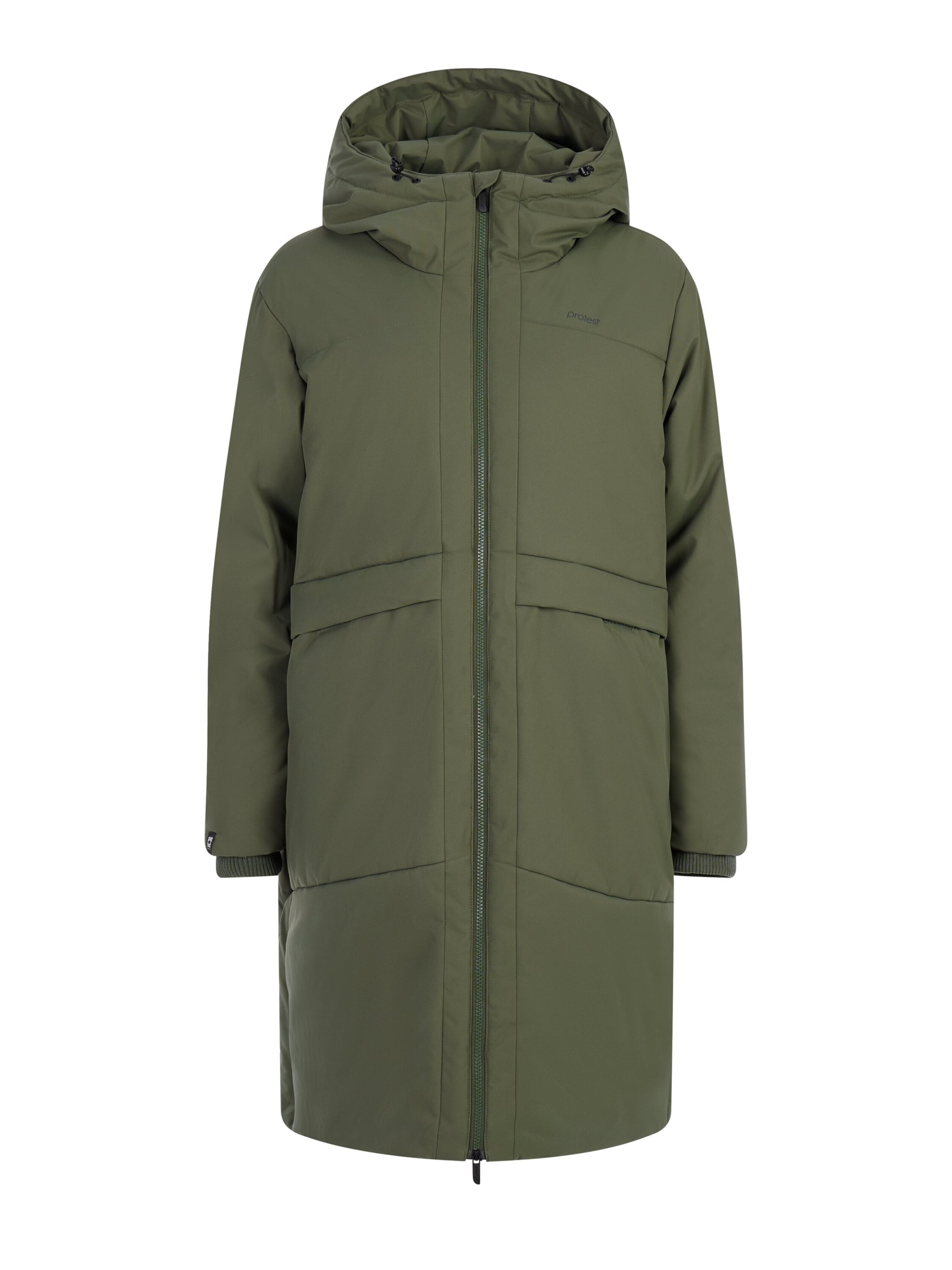 PROTEST Winterjacke 'PRTPipit' in Grün: Vorderseite