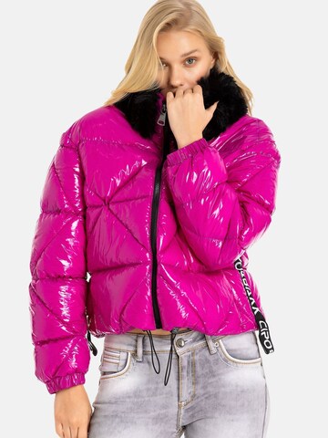 CIPO & BAXX Winterjacke in Lila