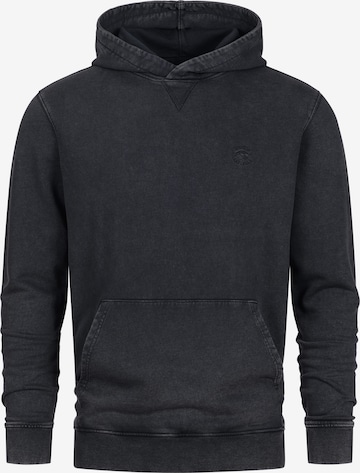 INDICODE JEANS Sweatshirt 'Elimah' in Zwart: voorkant