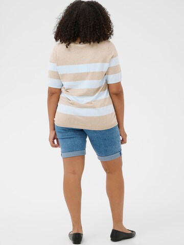 Pull-over 'KCLizzy' KAFFE CURVE en beige