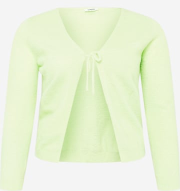 Cardigan GLAMOROUS CURVE en vert : devant