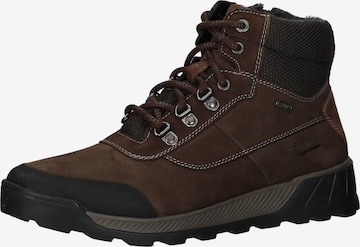 JOSEF SEIBEL Lace-Up Boots in Brown: front