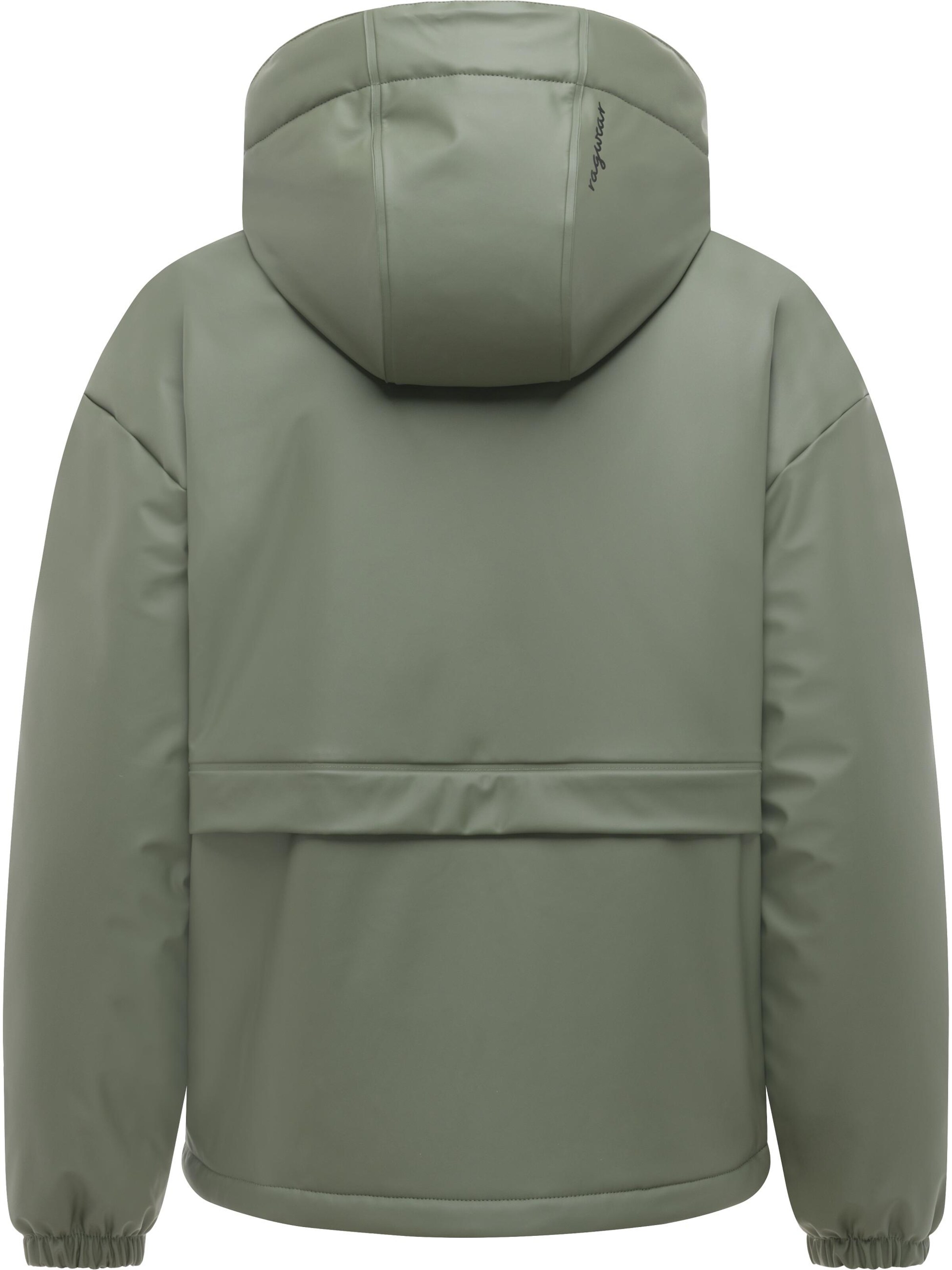 Ragwear Performance Jacket 'Cezzy Rainy Warm Y' in Green