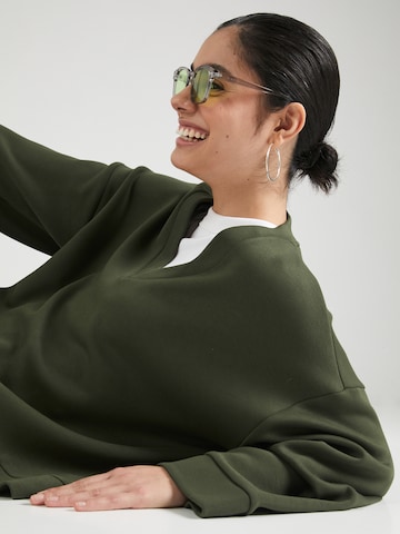 MSCH COPENHAGENSweater majica 'Petua Ima' - zelena boja